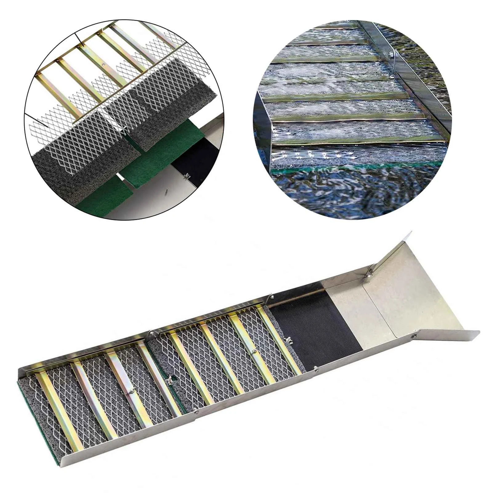 Folding Gold Sluice Box — Aluminium Alloy Portable Chute for Gold Mining, Panning & Prospecting