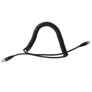 Metal Detector Spring Power Cable — Universal Lead to Suit Minelab GPX7000, 4500 & 5000, 1 Metre