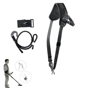 Metal Detector Sling Harness — Adjustable Nylon Body Strap Reduces Shoulder & Arm Fatigue, Universal Fit