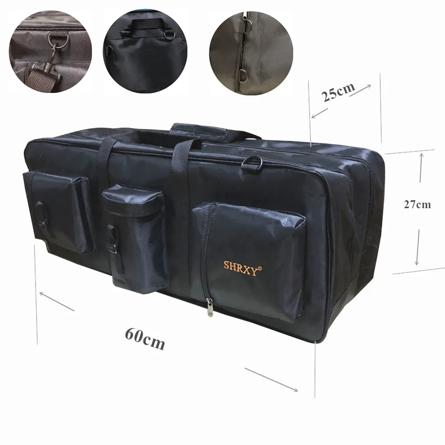 Metal Detector Carry Bag Portable Waterproof Canvas Storage Bag Double-layer Tools Organizer Backpack for Metal Detecting - Image 2