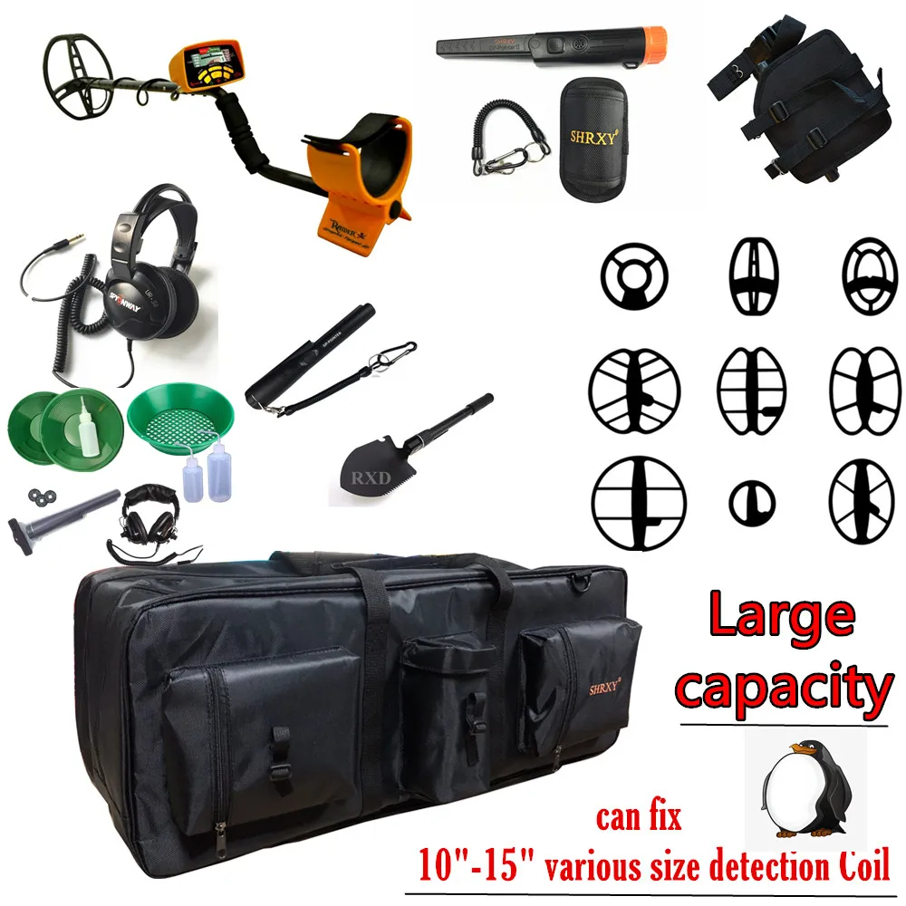Metal Detector Carry Bag Portable Waterproof Canvas Storage Bag Double-layer Tools Organizer Backpack for Metal Detecting - Image 6