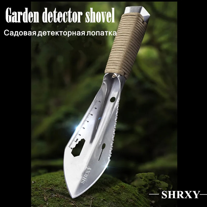 Metal Detector & Gold Prospecting Digging Tool — Carbon Steel Multi-Function Shovel Knife with Sheath - Image 5