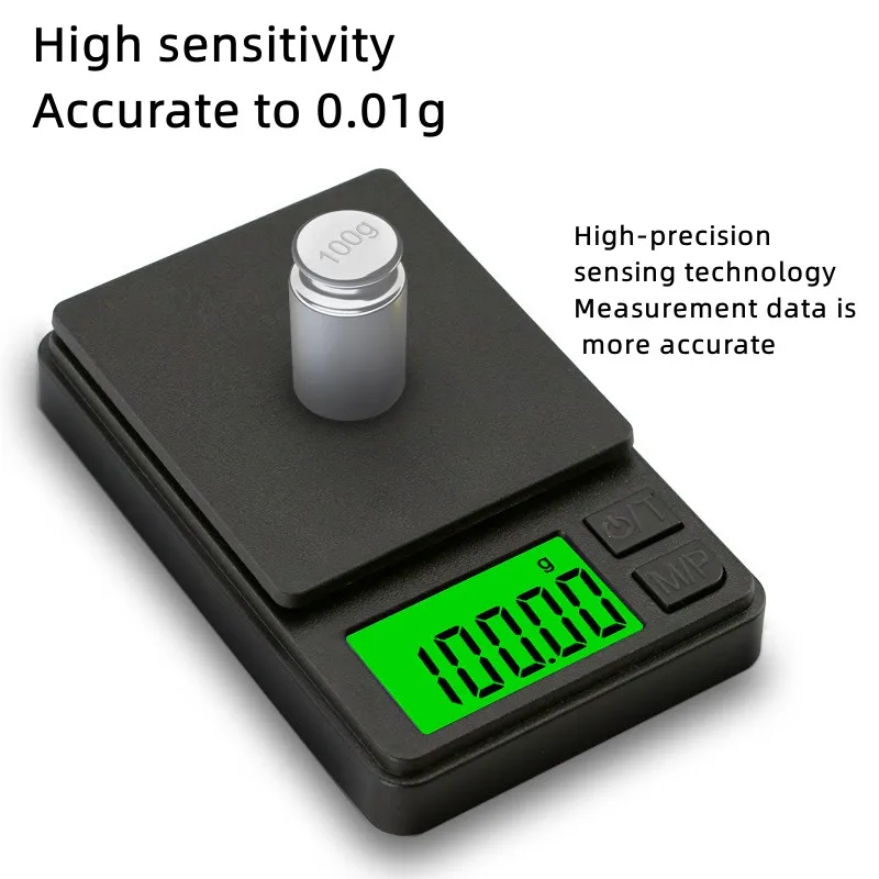 Digital Pocket Scale 100g–1kg – Multi-Range Precision Scale – view 2