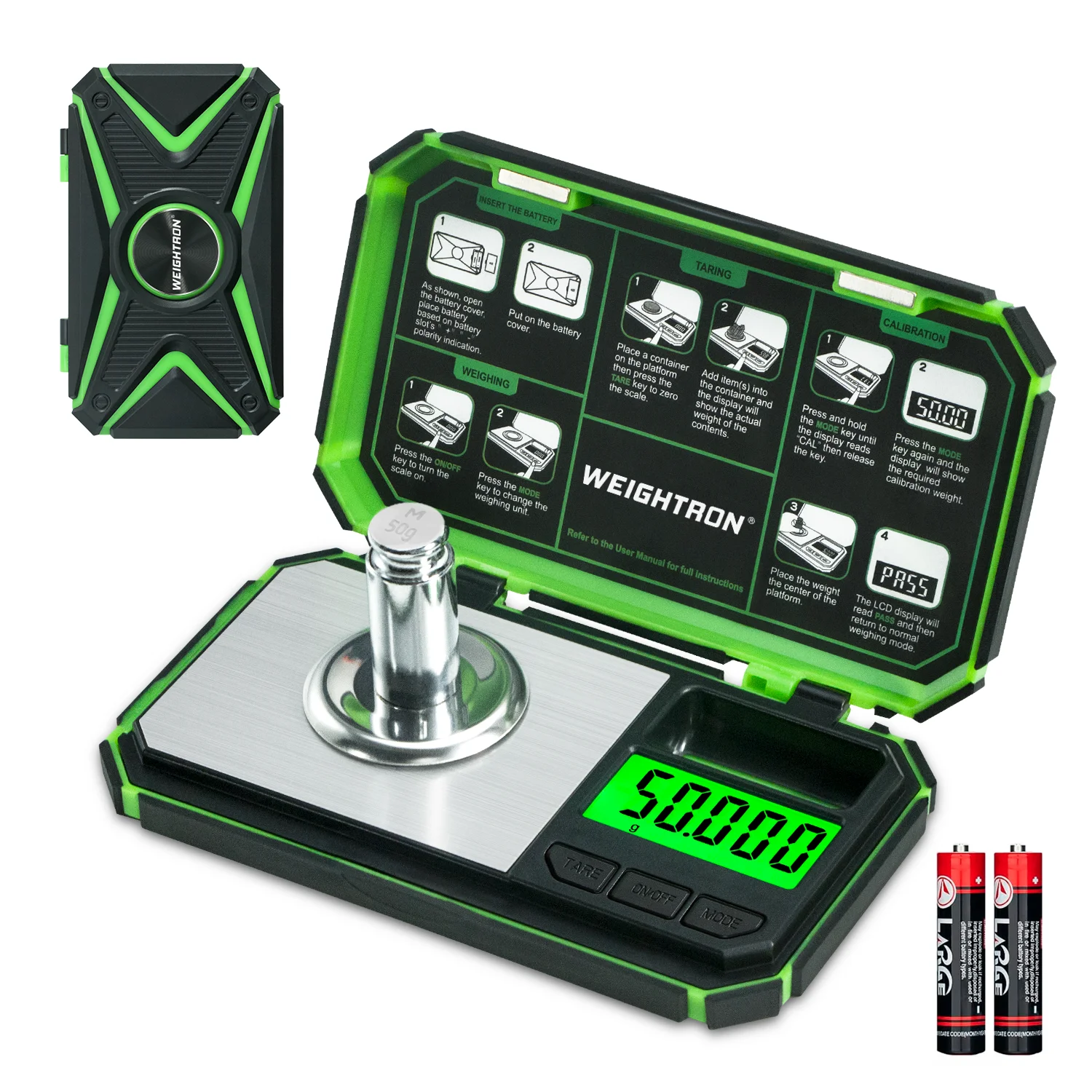 Precision Pocket Scale 50g/0.001g – Gold & Gemstones