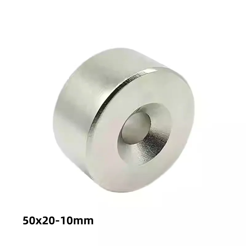 50x20mm Neodymium Ring Magnet with 10mm Mounting Hole – view 3