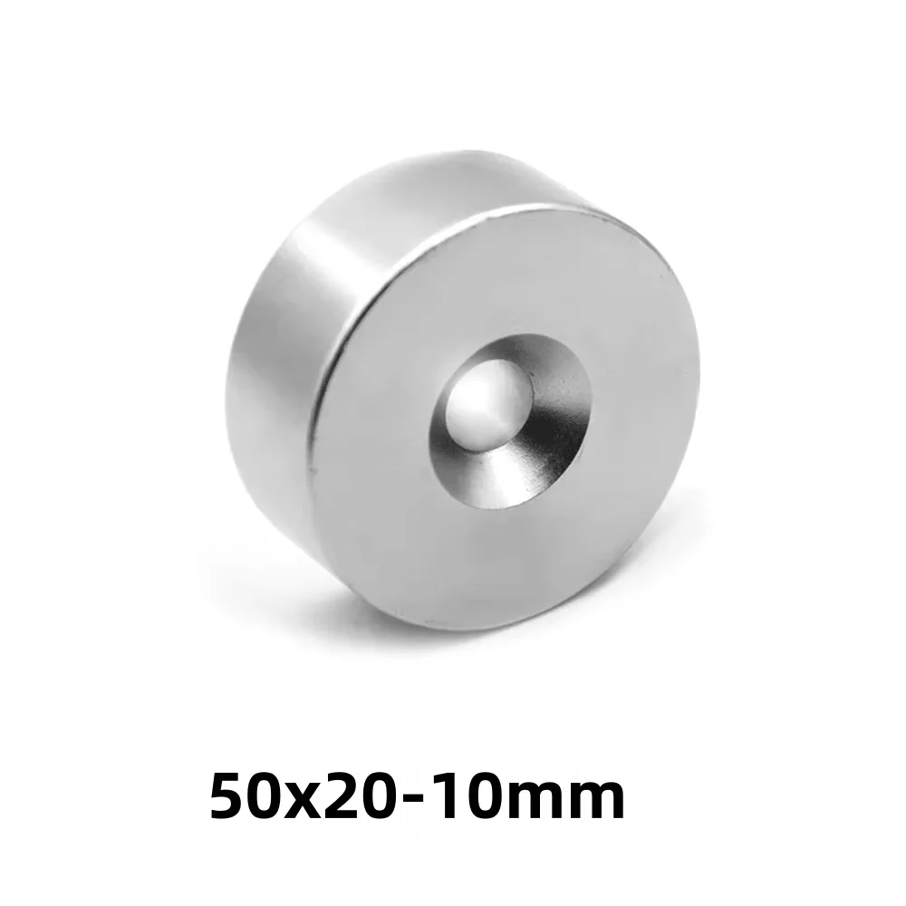 50x20mm Neodymium Ring Magnet with 10mm Mounting Hole – view 5