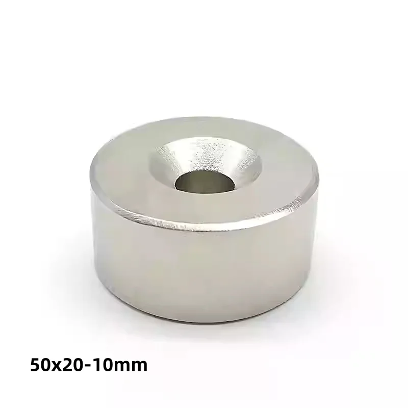 50x20mm Neodymium Ring Magnet with 10mm Mounting Hole