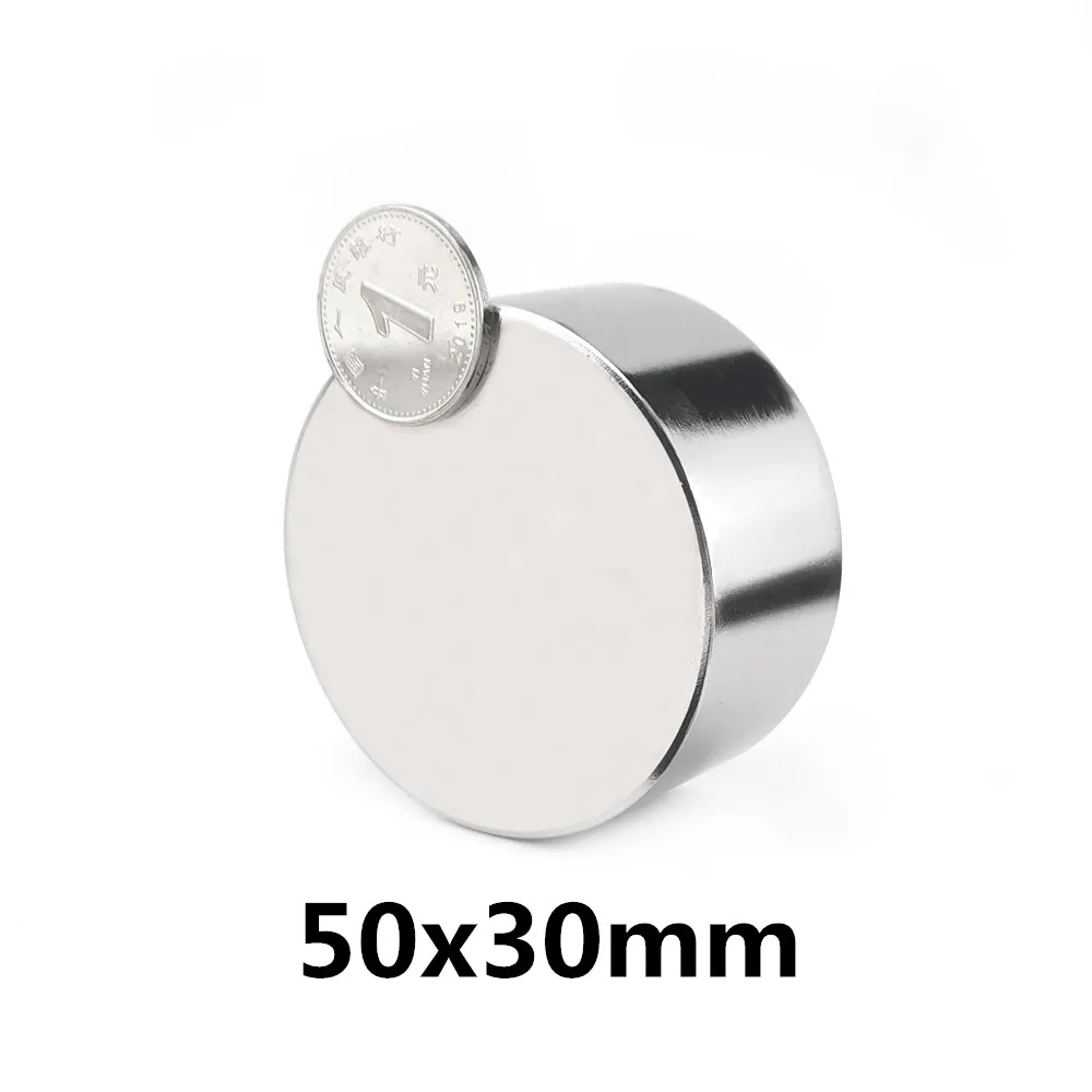 50x30mm Big Round Rare Earth Magnet — Super Strong Neodymium Disc