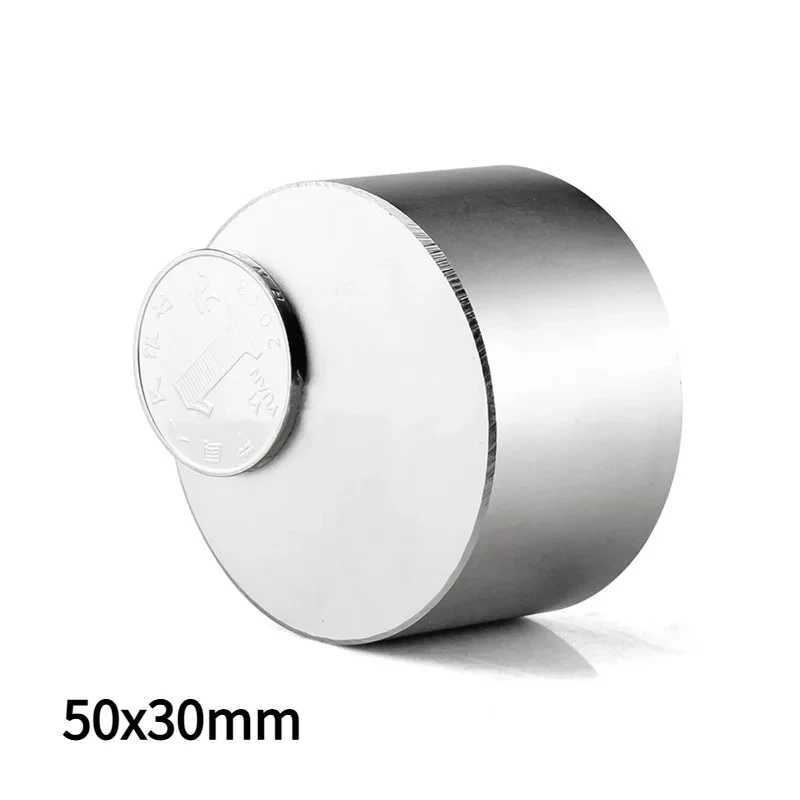 50x30mm Big Round Rare Earth Magnet — Super Strong Neodymium Disc – view 3