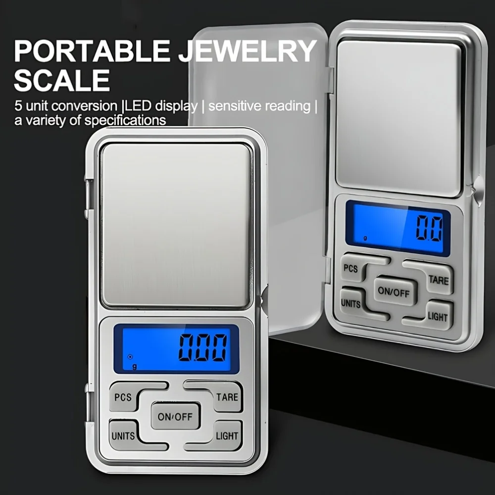 Digital Pocket Scale 500g/0.01g – Tare & Counting