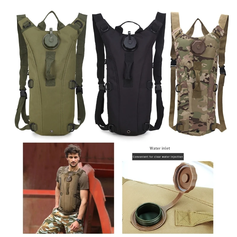 Tactical 3L Hydration Pack Backpack – Waterproof, MOLLE-Style