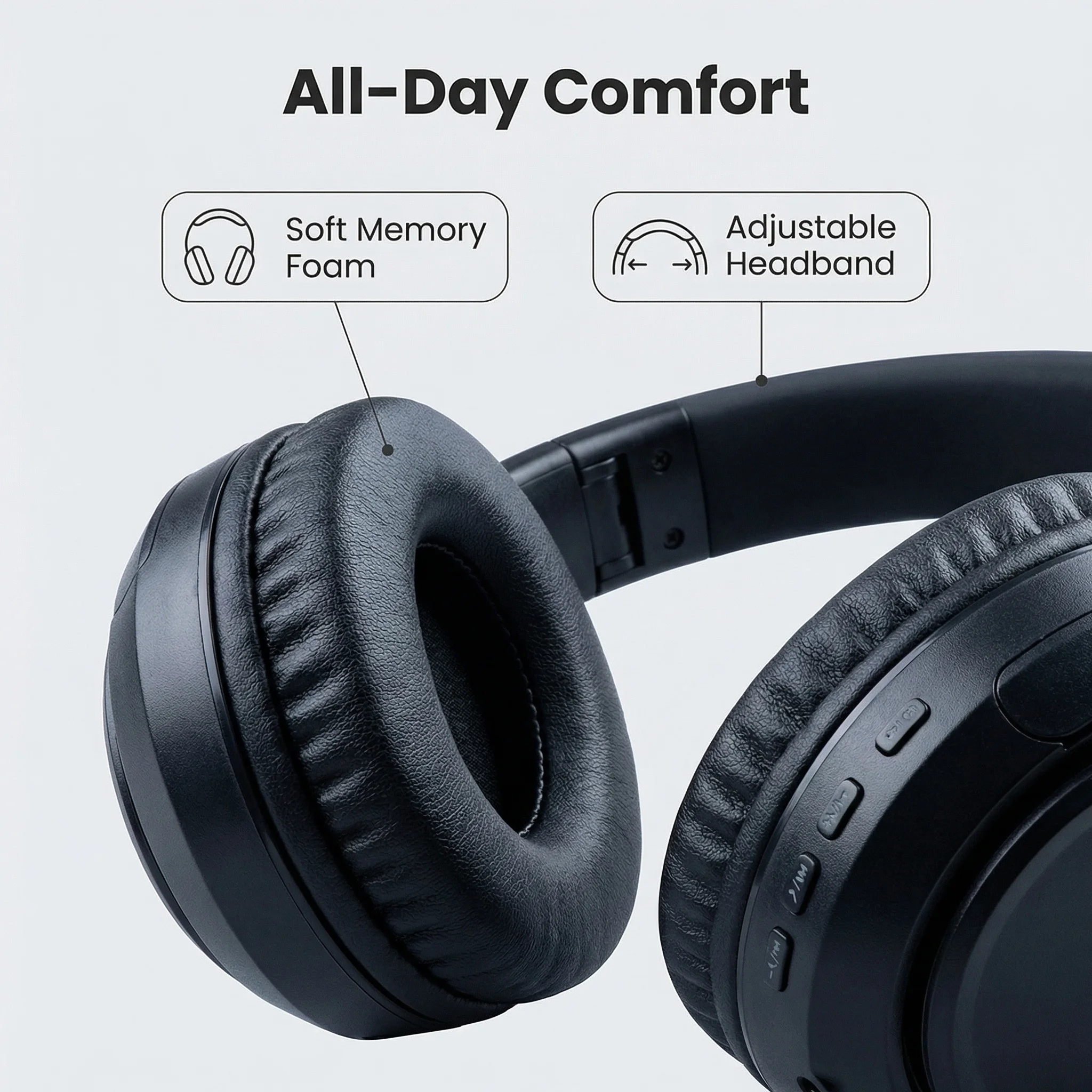 Waterproof Headphones for Metal Detecting — Headset with Mic & Earbuds – view 4